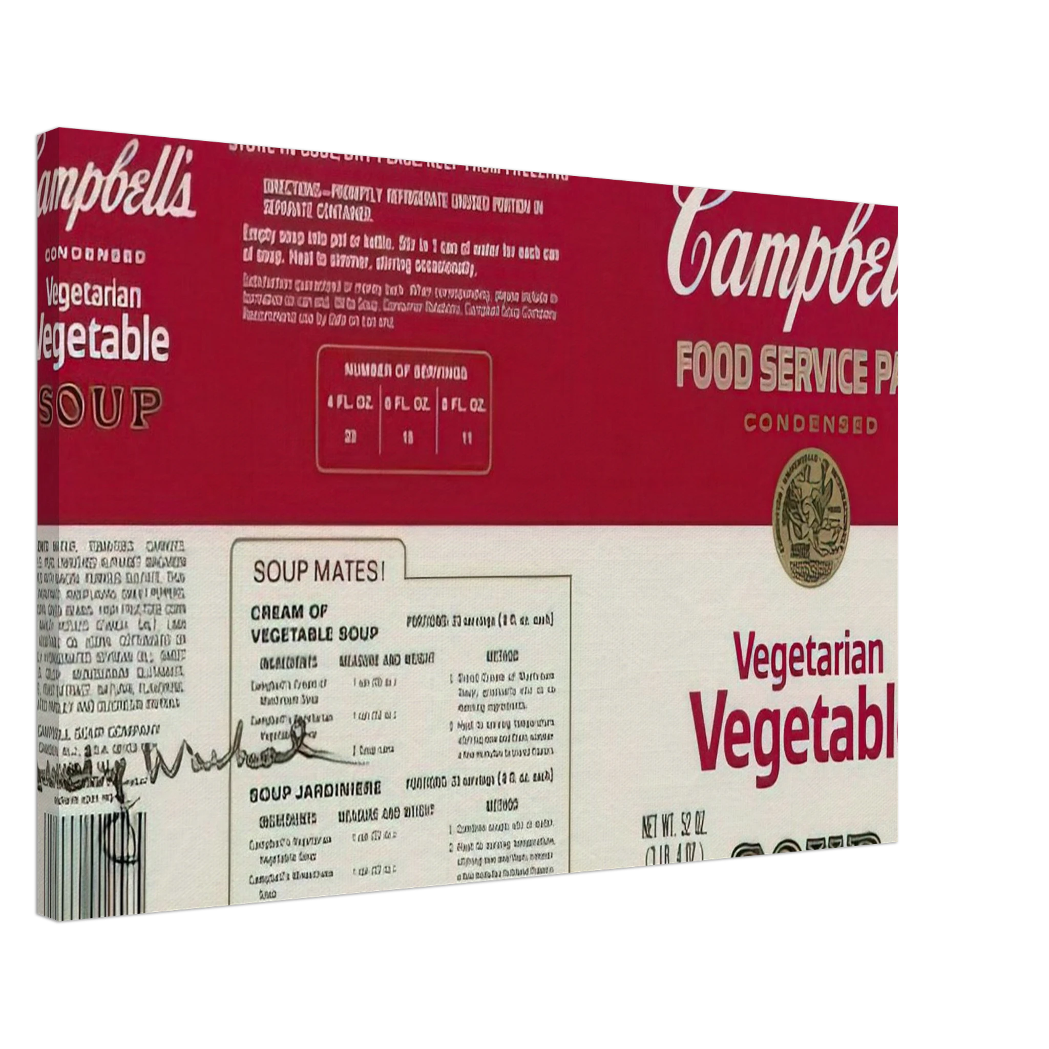 Campbell Soup Company Canvas | Andy Warhol Canvas | Andy Warhol Prints