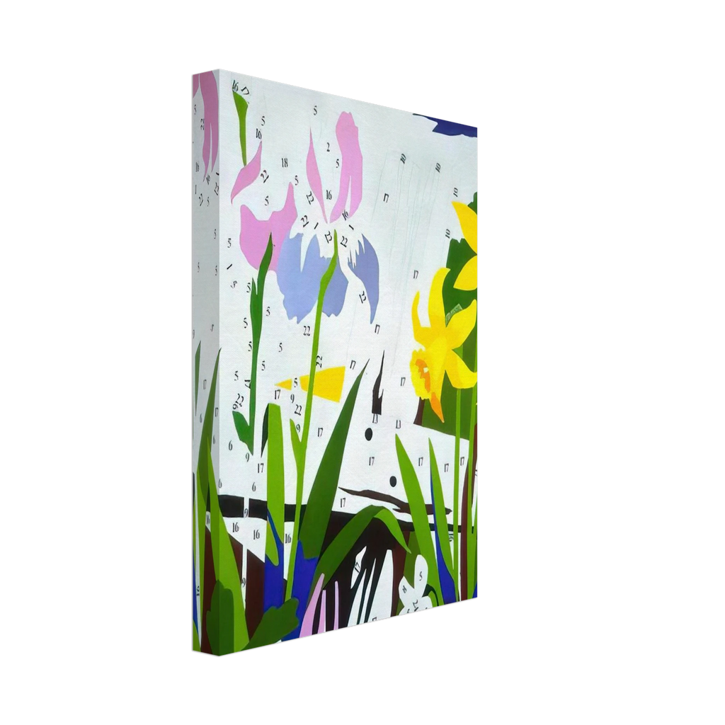 Do It Yourself  Flowers  Canvas | Andy Warhol Canvas | Andy Warhol Prints