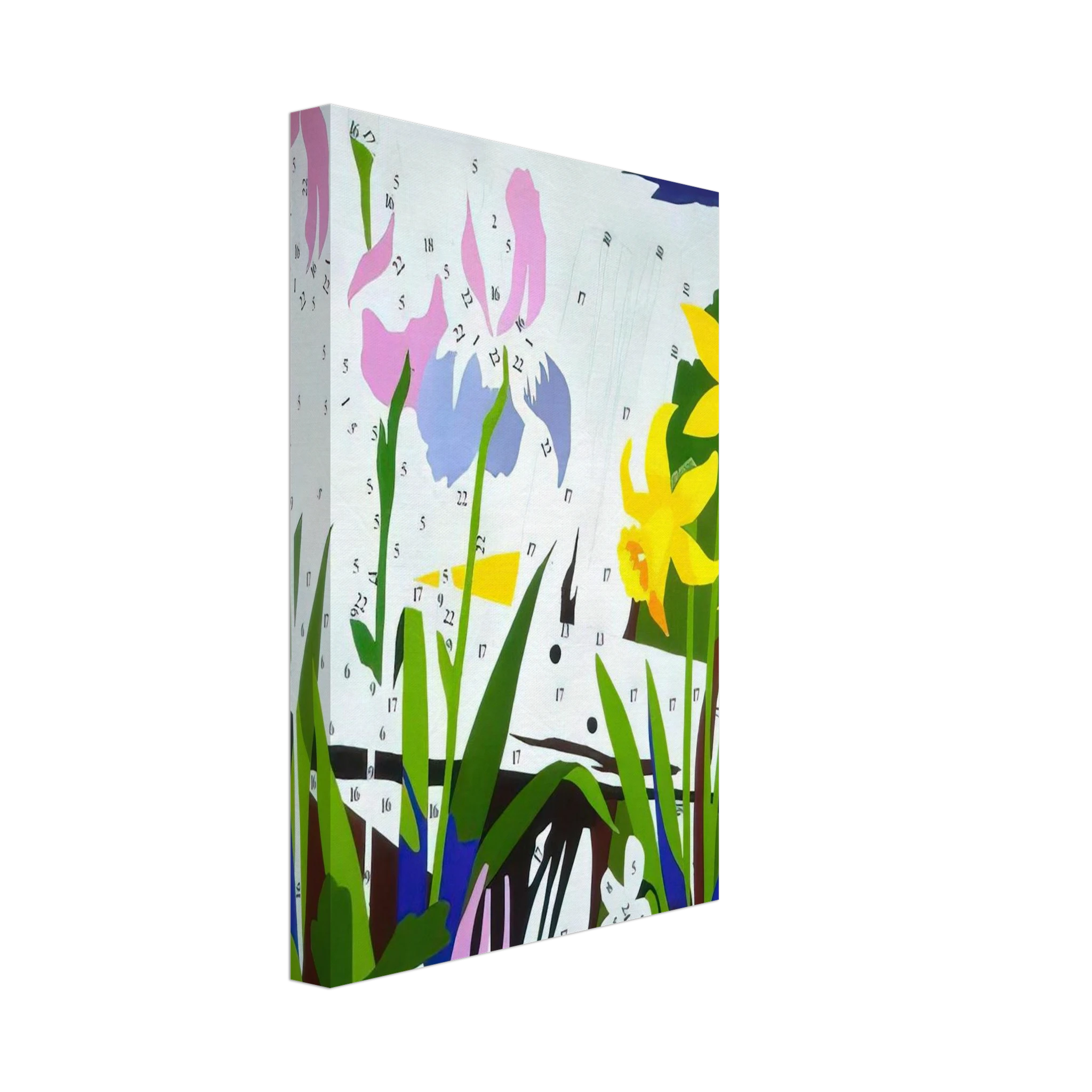 Do It Yourself  Flowers  Canvas | Andy Warhol Canvas | Andy Warhol Prints