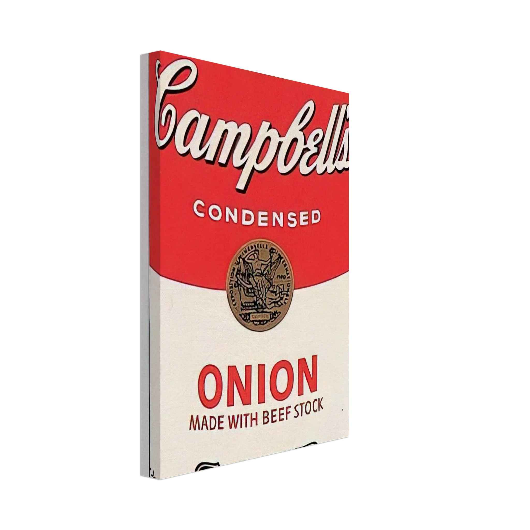 Campbell's Soup Can  onion  Canvas | Andy Warhol Canvas | Andy Warhol Prints