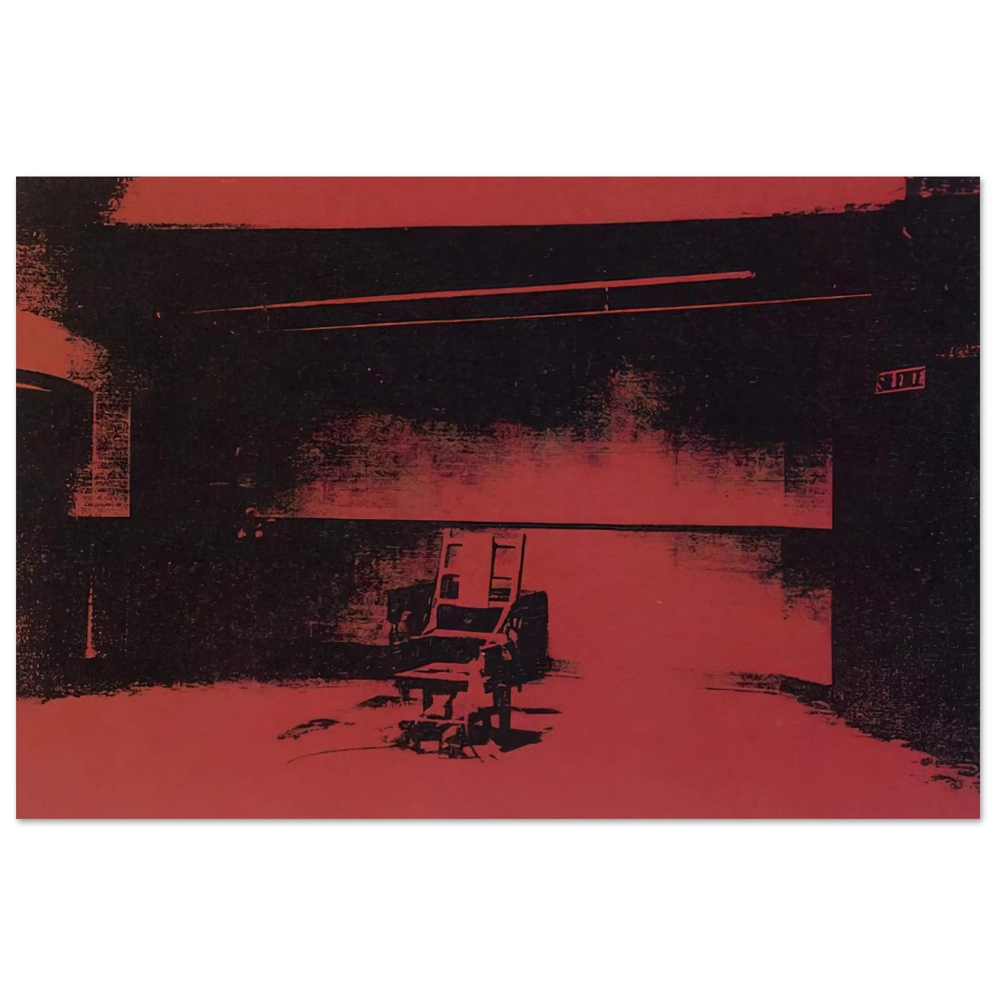 Early electric chair Poster | Andy Warhol Poster | Andy Warhol Prints
