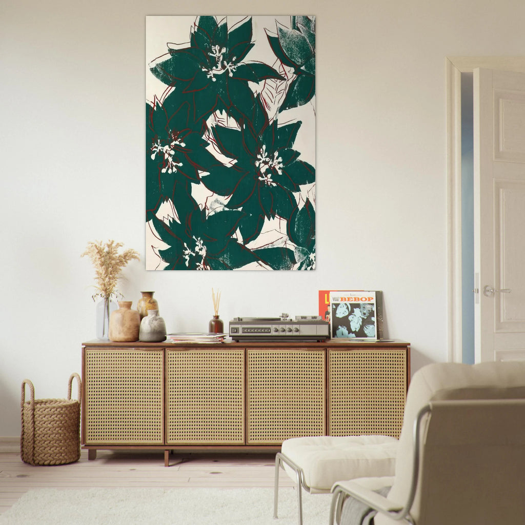 Poinsetta Poster | Andy Warhol Poster | Andy Warhol Prints
