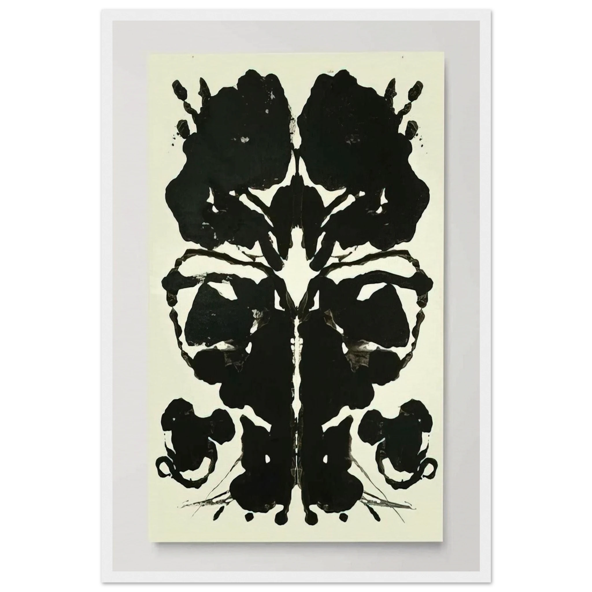 Rorschach Framed Poster | Andy Warhol Framed Prints Wall Art | Andy Warhol Prints