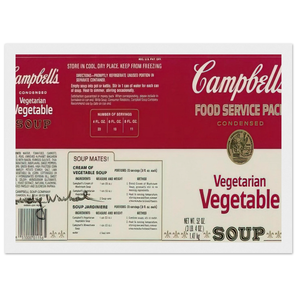 Campbell Soup Company Framed Poster | Andy Warhol Framed Prints Wall Art | Andy Warhol Prints