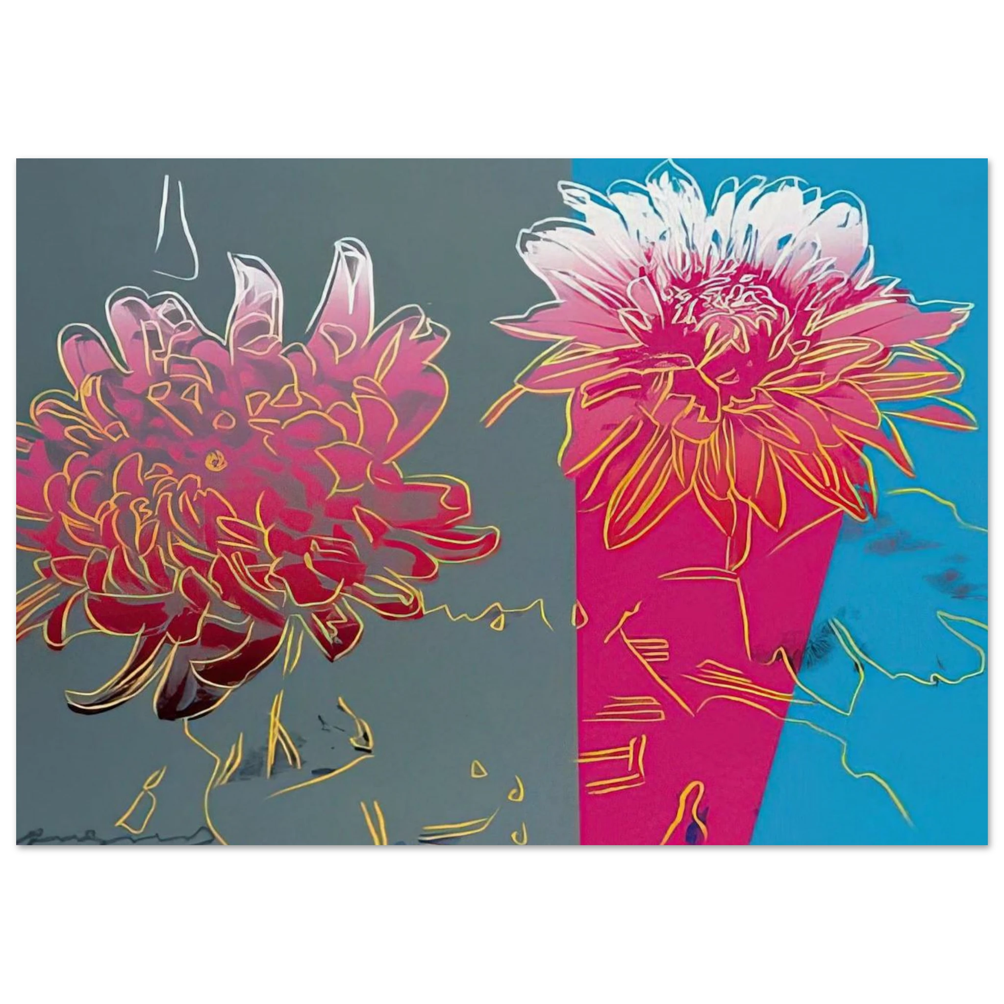 Kiku Poster | Andy Warhol Poster | Andy Warhol Prints