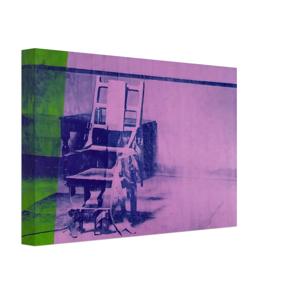 Big electric chair Canvas | Andy Warhol Canvas | Andy Warhol Prints