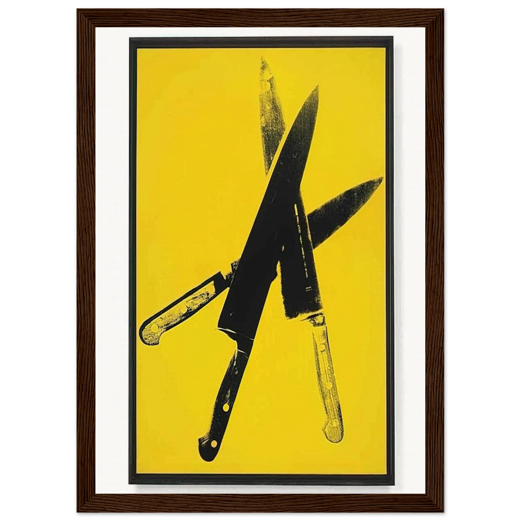 Knives Framed Poster | Andy Warhol Framed Prints Wall Art | Andy Warhol Prints