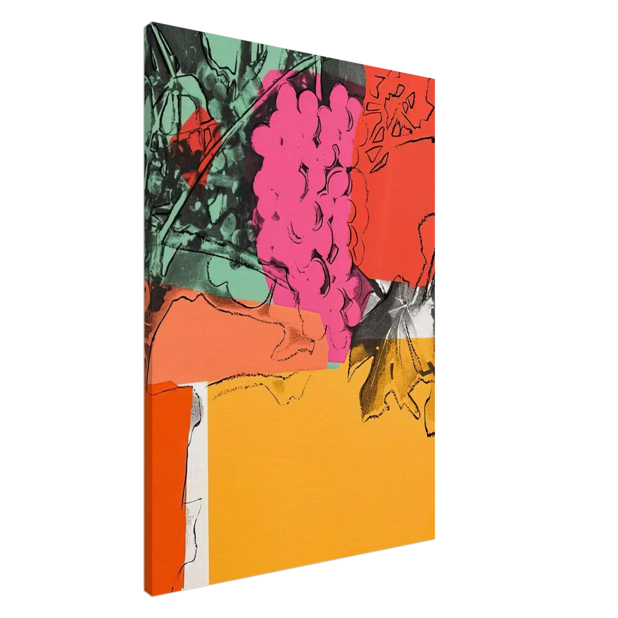 Grapes #1 Canvas | Andy Warhol Canvas | Andy Warhol Prints