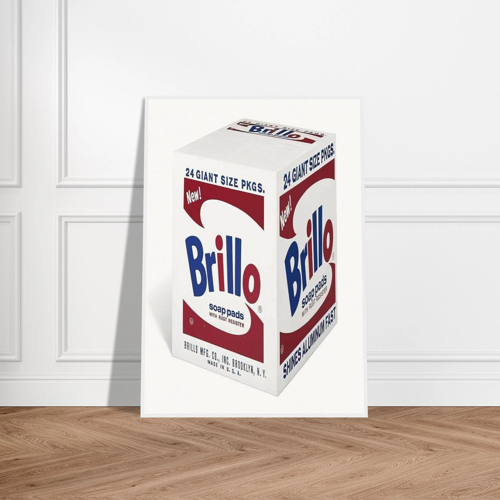 Brillo Soap Pads Framed Poster | Andy Warhol Framed Prints Wall Art | Andy Warhol Prints