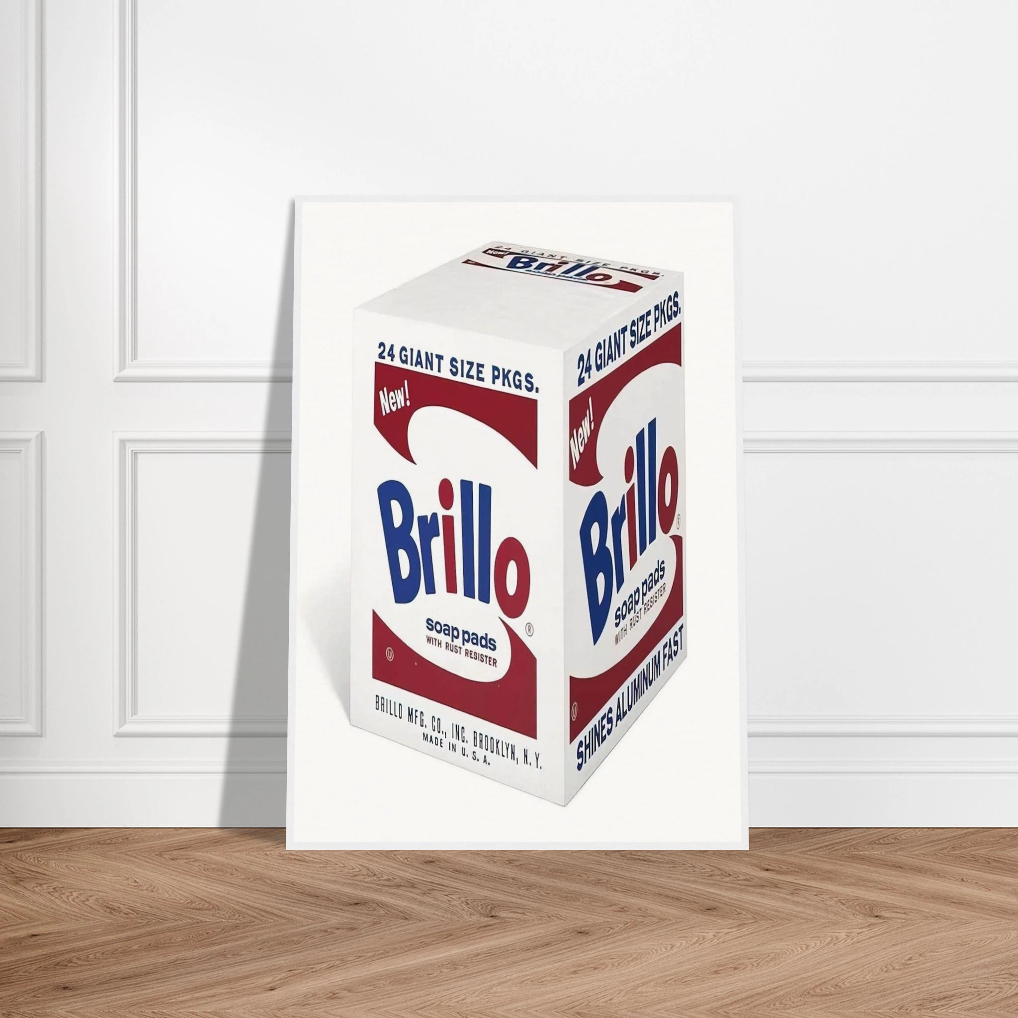 Brillo Soap Pads Framed Poster | Andy Warhol Framed Prints Wall Art | Andy Warhol Prints