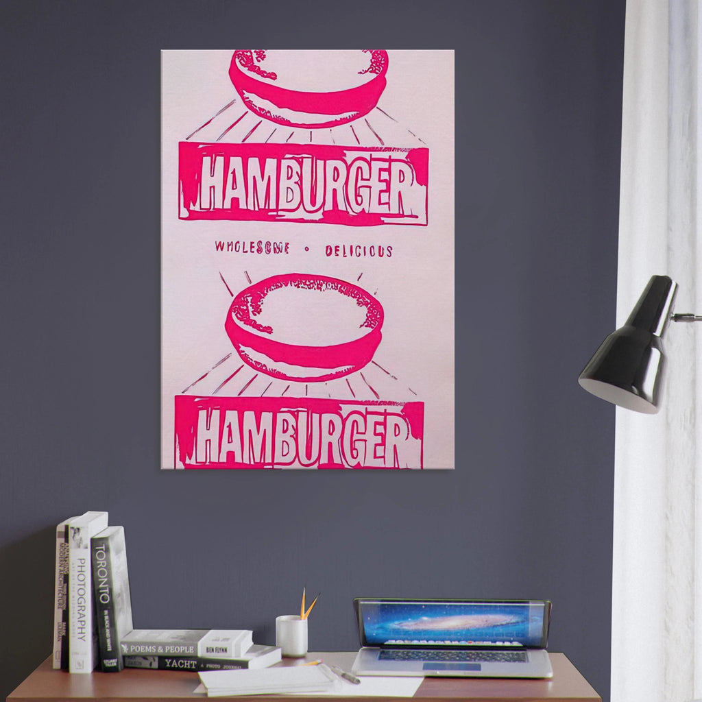 Double Hamburger Canvas | Andy Warhol Canvas | Andy Warhol Prints