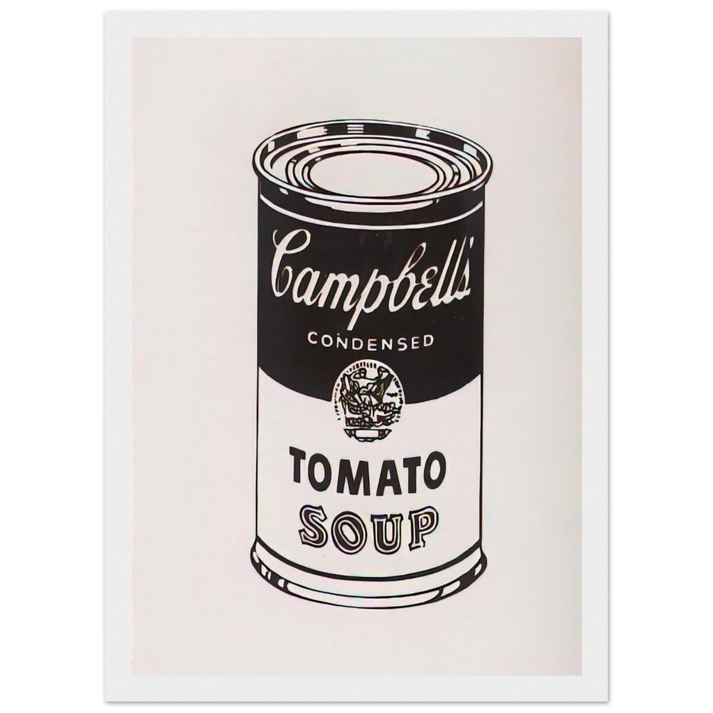 Campbell's Soup Can  Tomato -Retrospective Series Framed Poster | Andy Warhol Framed Prints Wall Art | Andy Warhol Prints