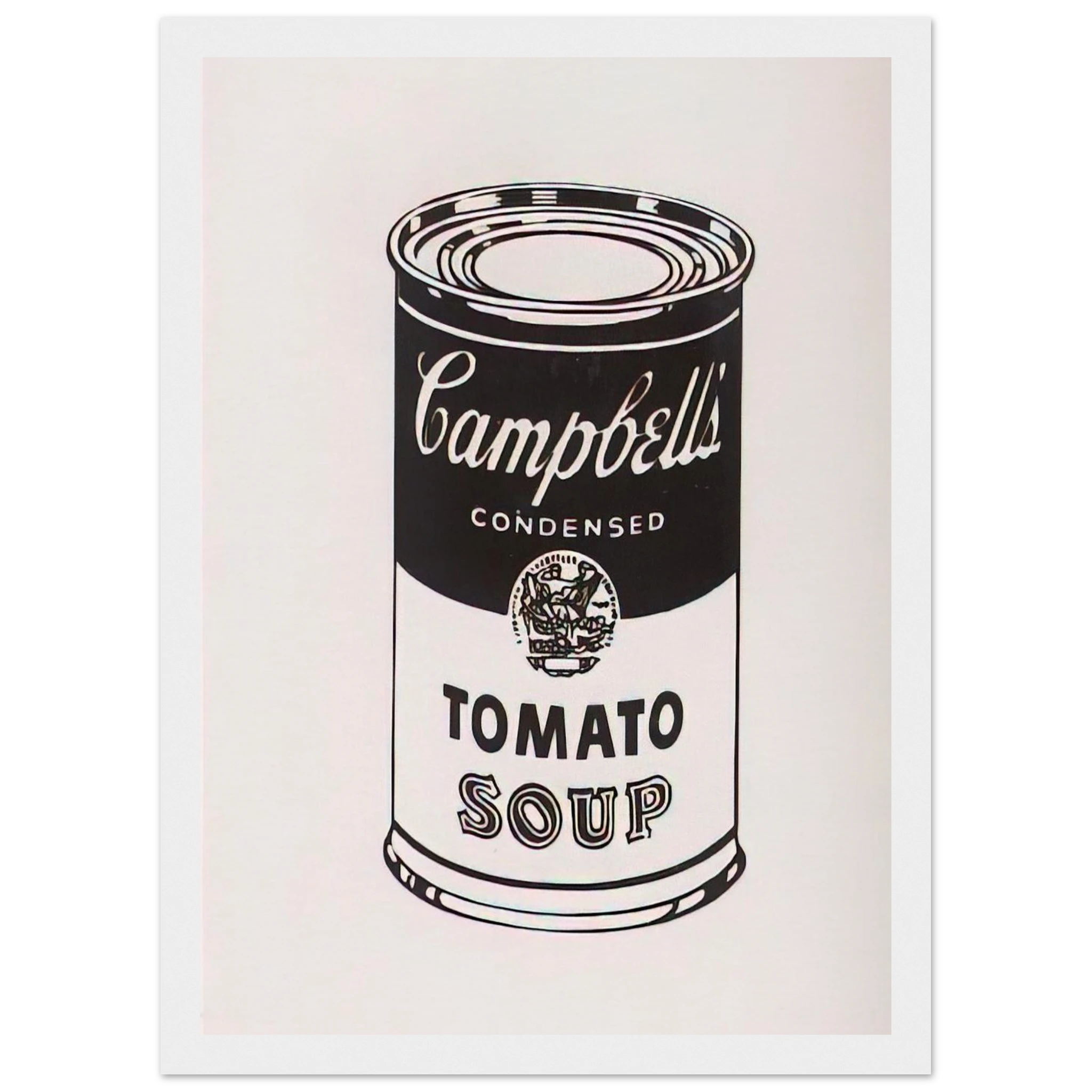 Campbell's Soup Can  Tomato -Retrospective Series Framed Poster | Andy Warhol Framed Prints Wall Art | Andy Warhol Prints