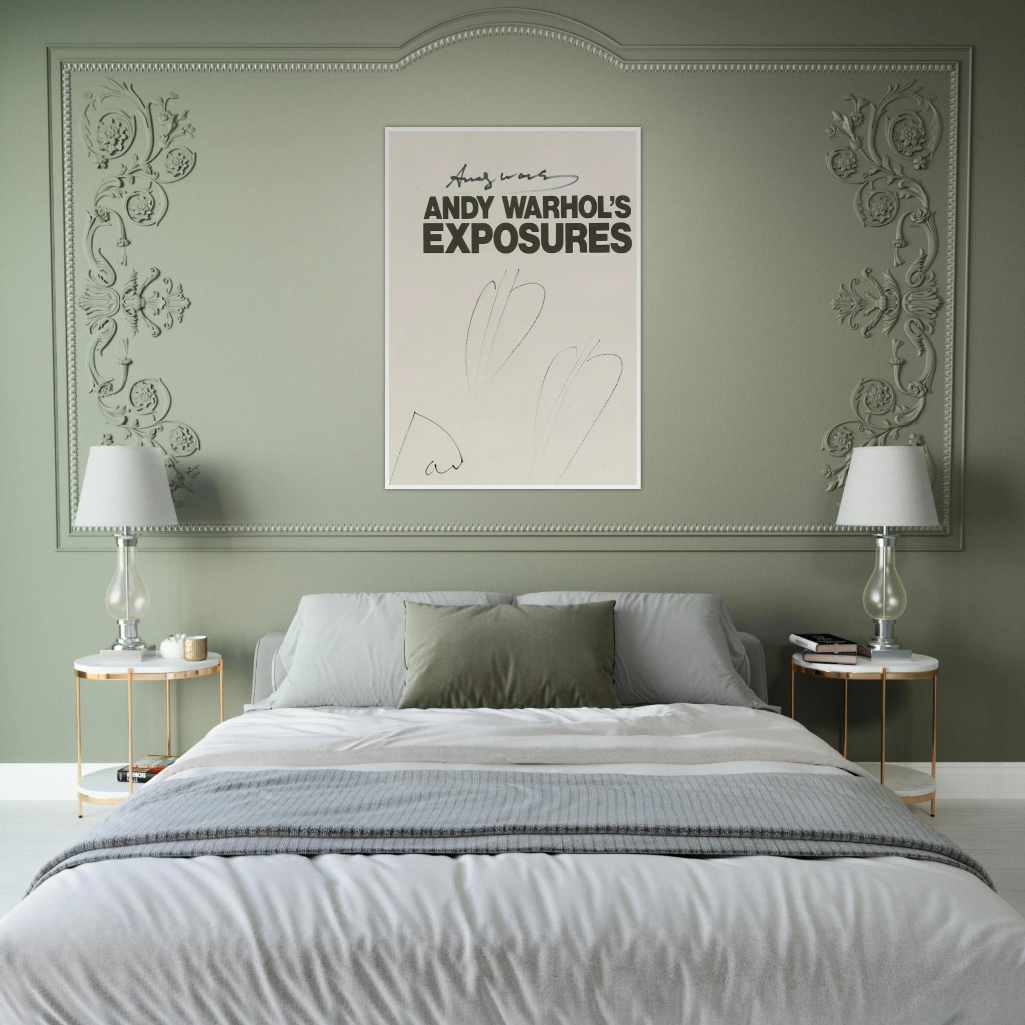 Butterfly Hearths  Andy Warhol's Exposures  Framed Poster | Andy Warhol Framed Prints Wall Art | Andy Warhol Prints