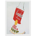 Crushed Campbell's Soup Can  Beef Noodle  Framed Poster | Andy Warhol Framed Prints Wall Art | Andy Warhol Prints