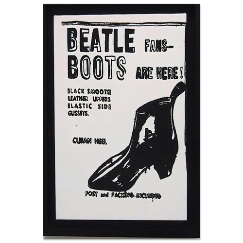 Beatle Boots Poster | Andy Warhol Poster | Andy Warhol Prints