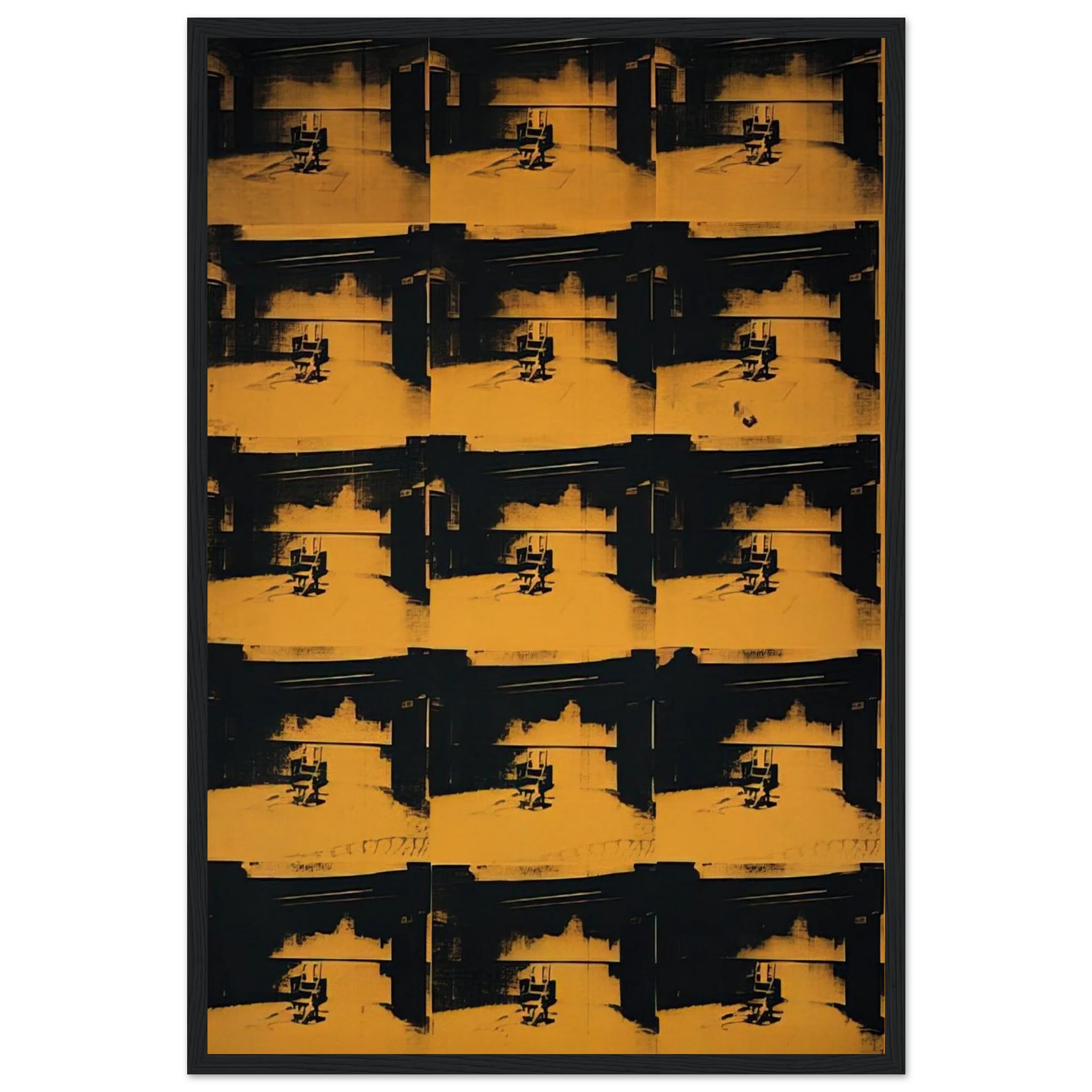 Orange Disaster Framed Poster | Andy Warhol Framed Prints Wall Art | Andy Warhol Prints