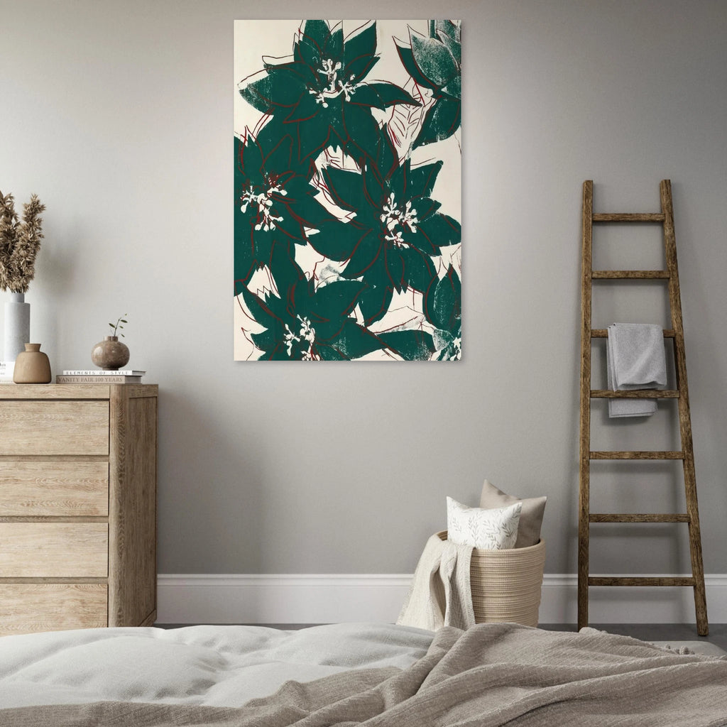 Poinsetta Poster | Andy Warhol Poster | Andy Warhol Prints