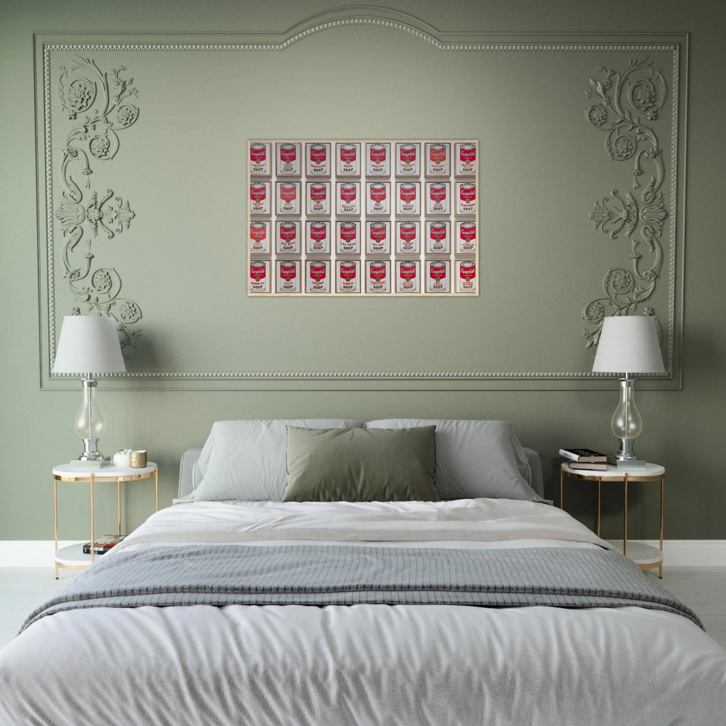 Campbell's Soup Cans Framed Poster | Andy Warhol Framed Prints Wall Art | Andy Warhol Prints