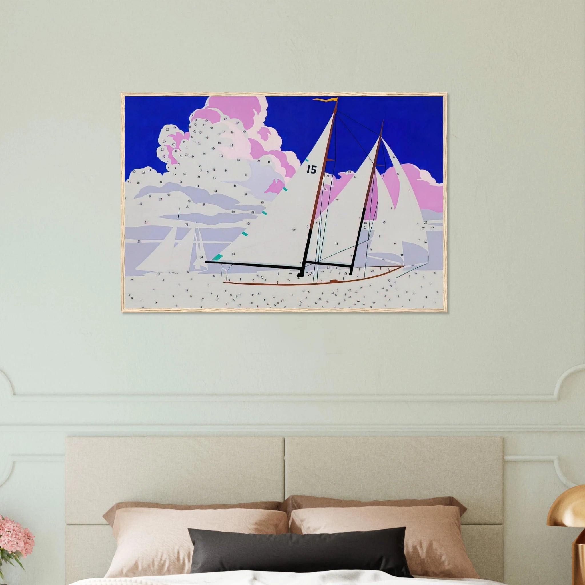 Do It Yourself  Sailboats  Framed Poster | Andy Warhol Framed Prints Wall Art | Andy Warhol Prints