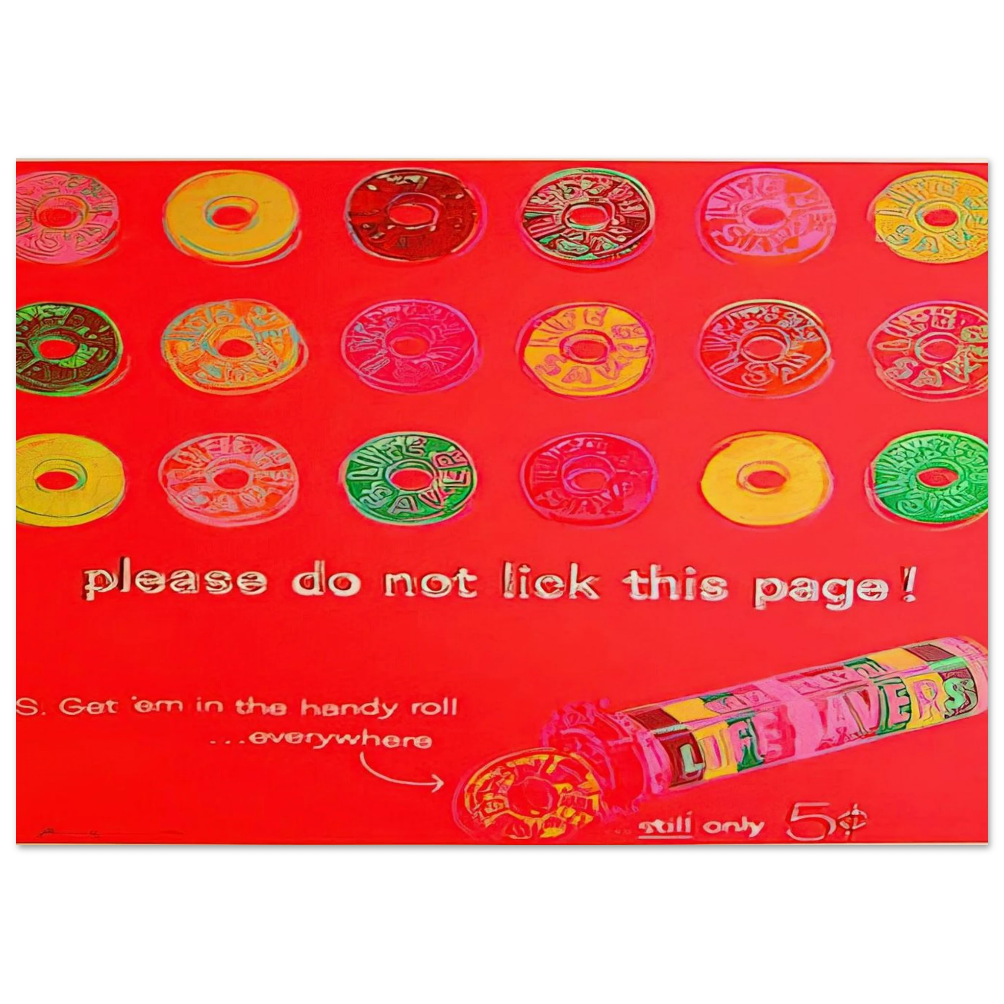 Life Savers Poster | Andy Warhol Poster | Andy Warhol Prints