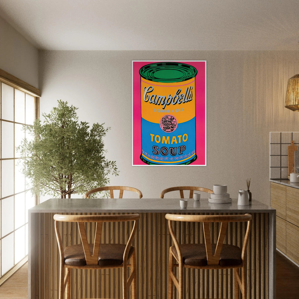 Campbell's Soup Can  Framed Poster | Andy Warhol Framed Prints Wall Art | Andy Warhol Prints