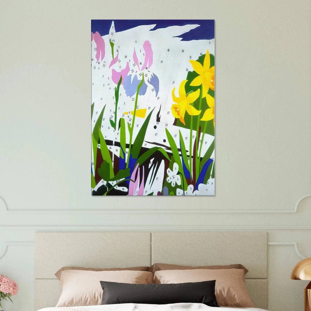 Do It Yourself  Flowers  Canvas | Andy Warhol Canvas | Andy Warhol Prints