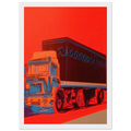 Truck Announcement Framed Poster | Andy Warhol Framed Prints Wall Art | Andy Warhol Prints