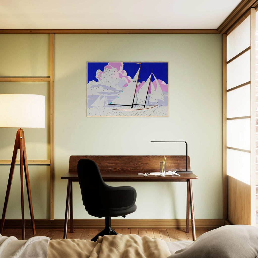 Do It Yourself  Sailboats  Framed Poster | Andy Warhol Framed Prints Wall Art | Andy Warhol Prints