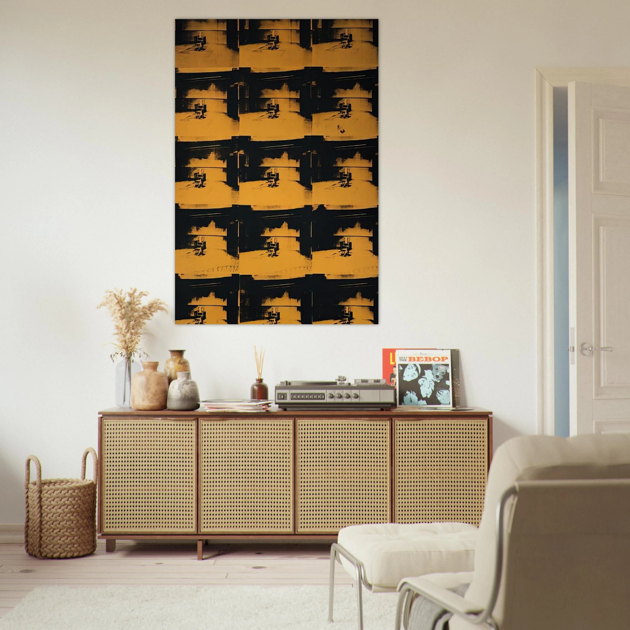 Orange Disaster Poster | Andy Warhol Poster | Andy Warhol Prints