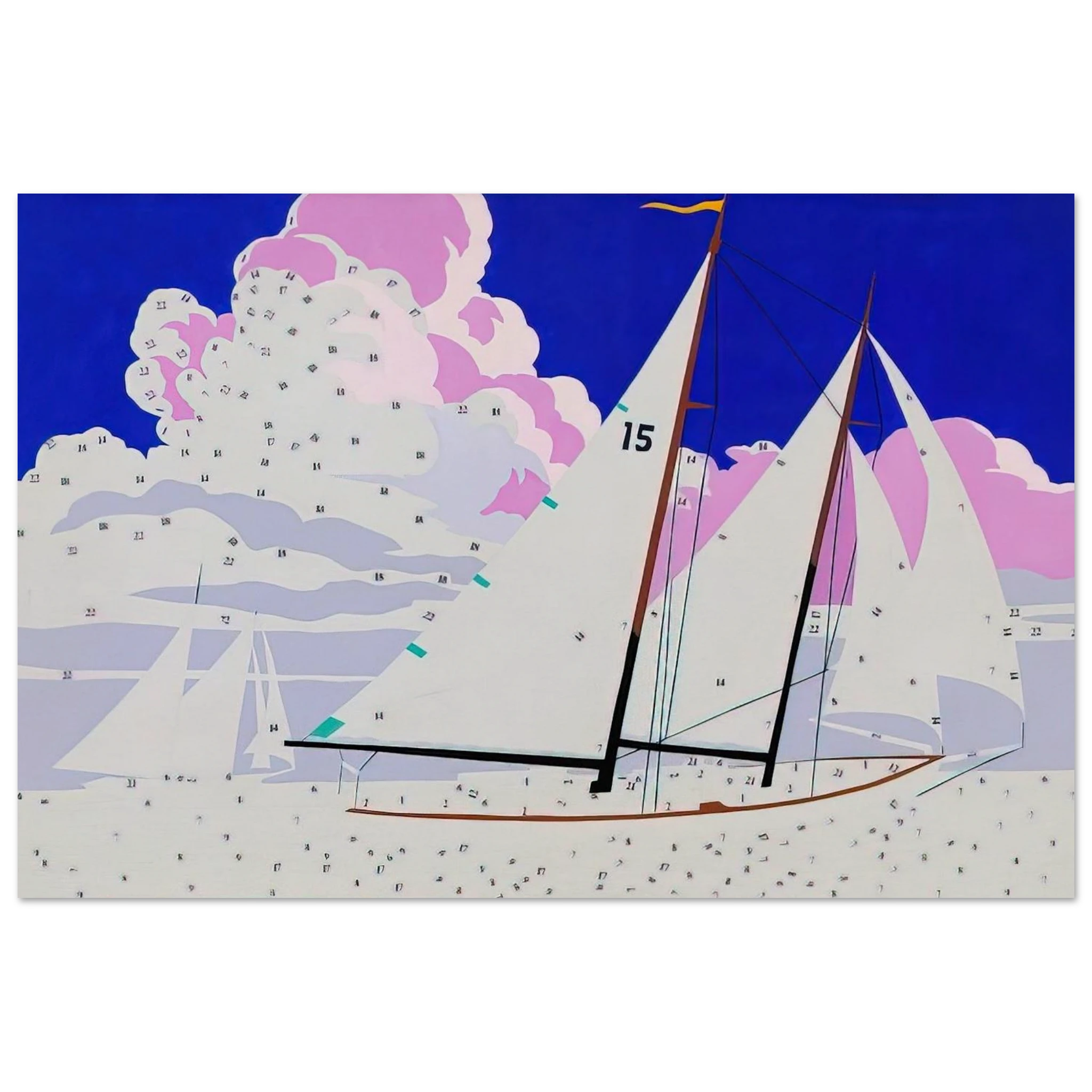 Do It Yourself  Sailboats  Poster | Andy Warhol Poster | Andy Warhol Prints