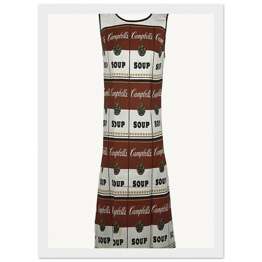 The Souper Dress Framed Poster | Andy Warhol Framed Prints Wall Art | Andy Warhol Prints
