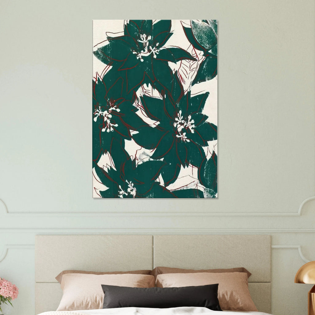Poinsetta Canvas | Andy Warhol Canvas | Andy Warhol Prints