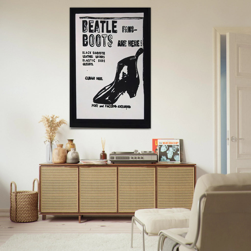 Beatle Boots Poster | Andy Warhol Poster | Andy Warhol Prints