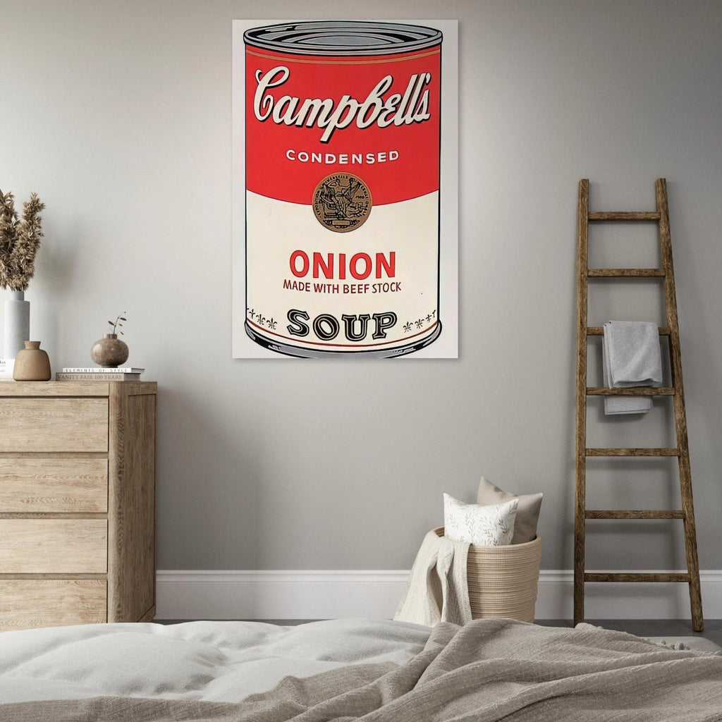 Campbell's Soup Can  onion  Poster | Andy Warhol Poster | Andy Warhol Prints