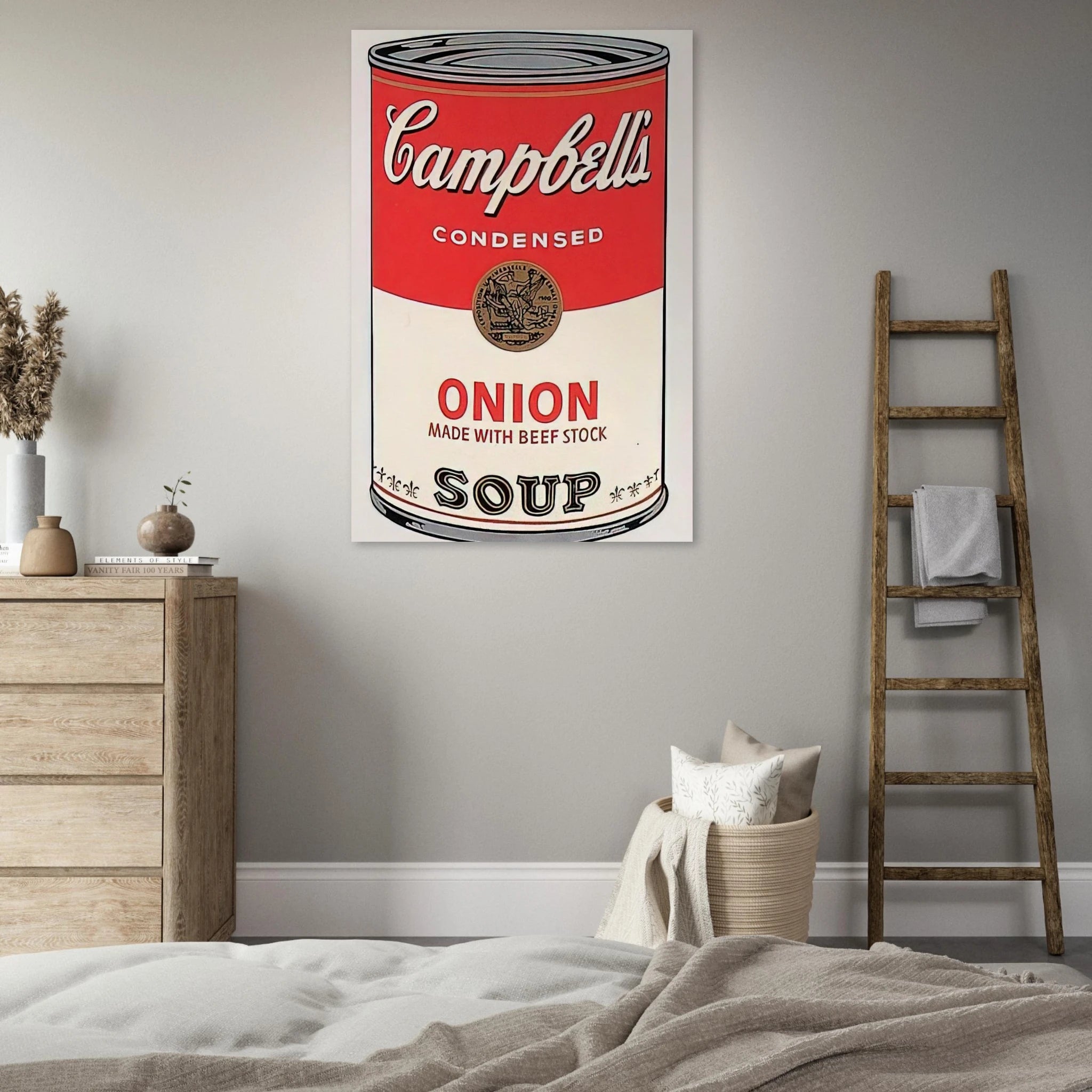 Campbell's Soup Can  onion  Poster | Andy Warhol Poster | Andy Warhol Prints