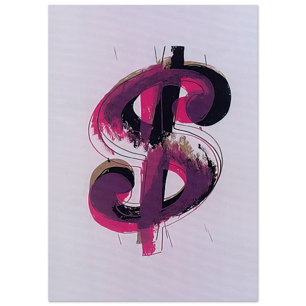 Paper Dollar Poster | Andy Warhol Poster | Andy Warhol Prints