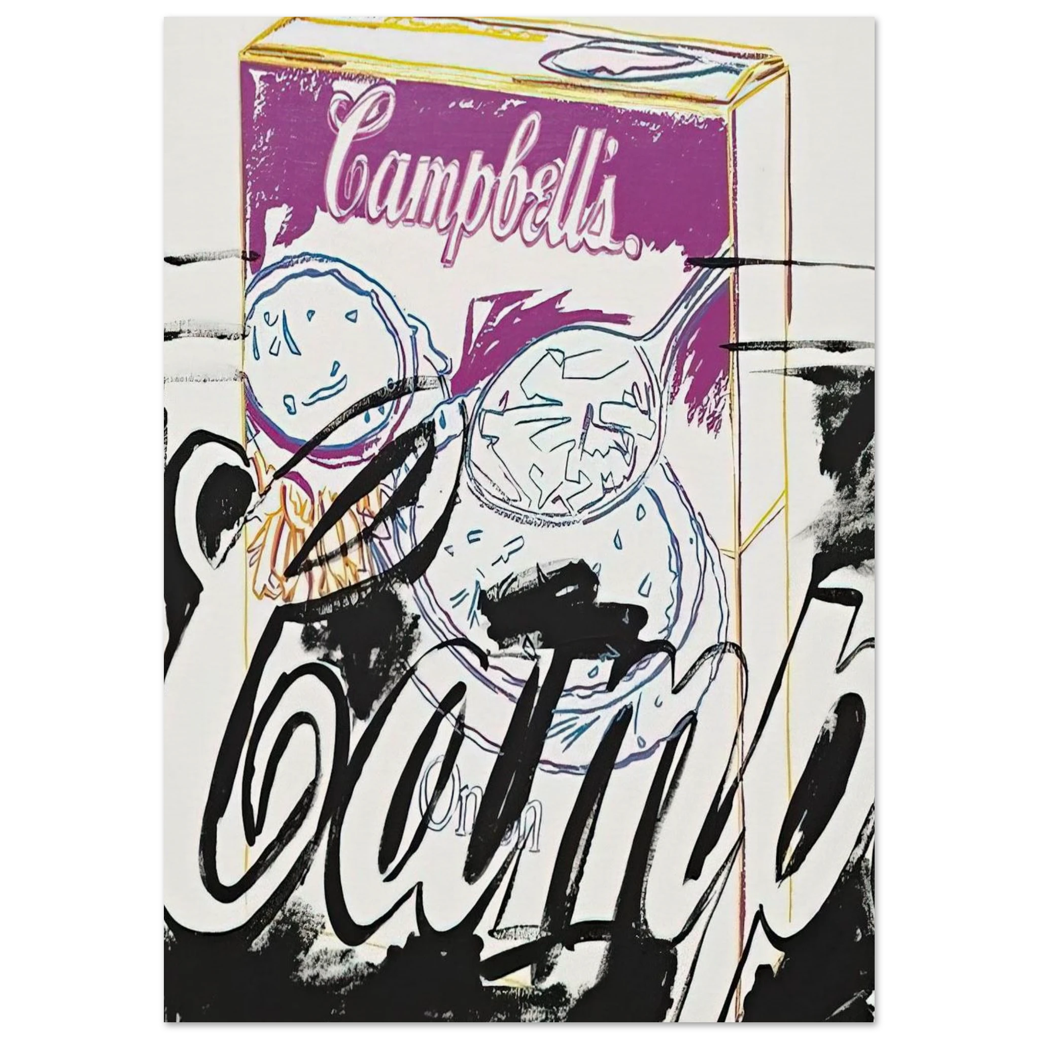 Campell's Onion Soup Box Poster | Andy Warhol Poster | Andy Warhol Prints