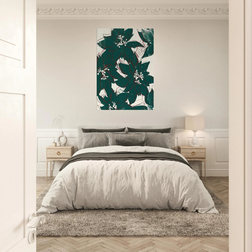 Poinsetta Canvas | Andy Warhol Canvas | Andy Warhol Prints