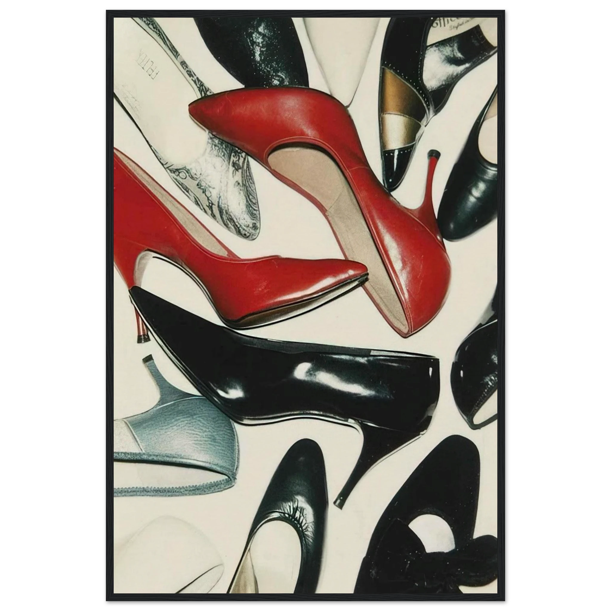 Shoes Framed Poster | Andy Warhol Framed Prints Wall Art | Andy Warhol Prints