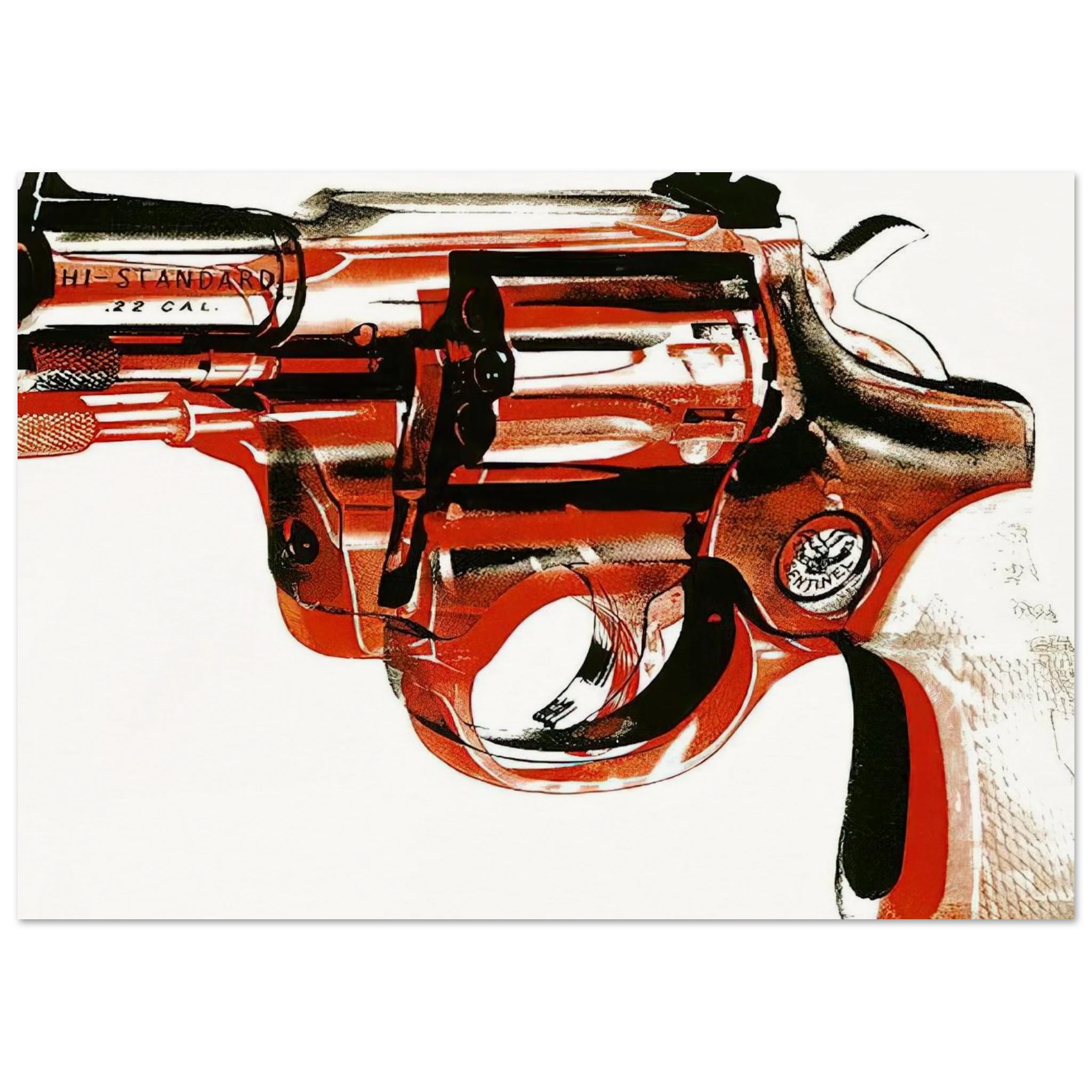 Gun Poster | Andy Warhol Poster | Andy Warhol Prints