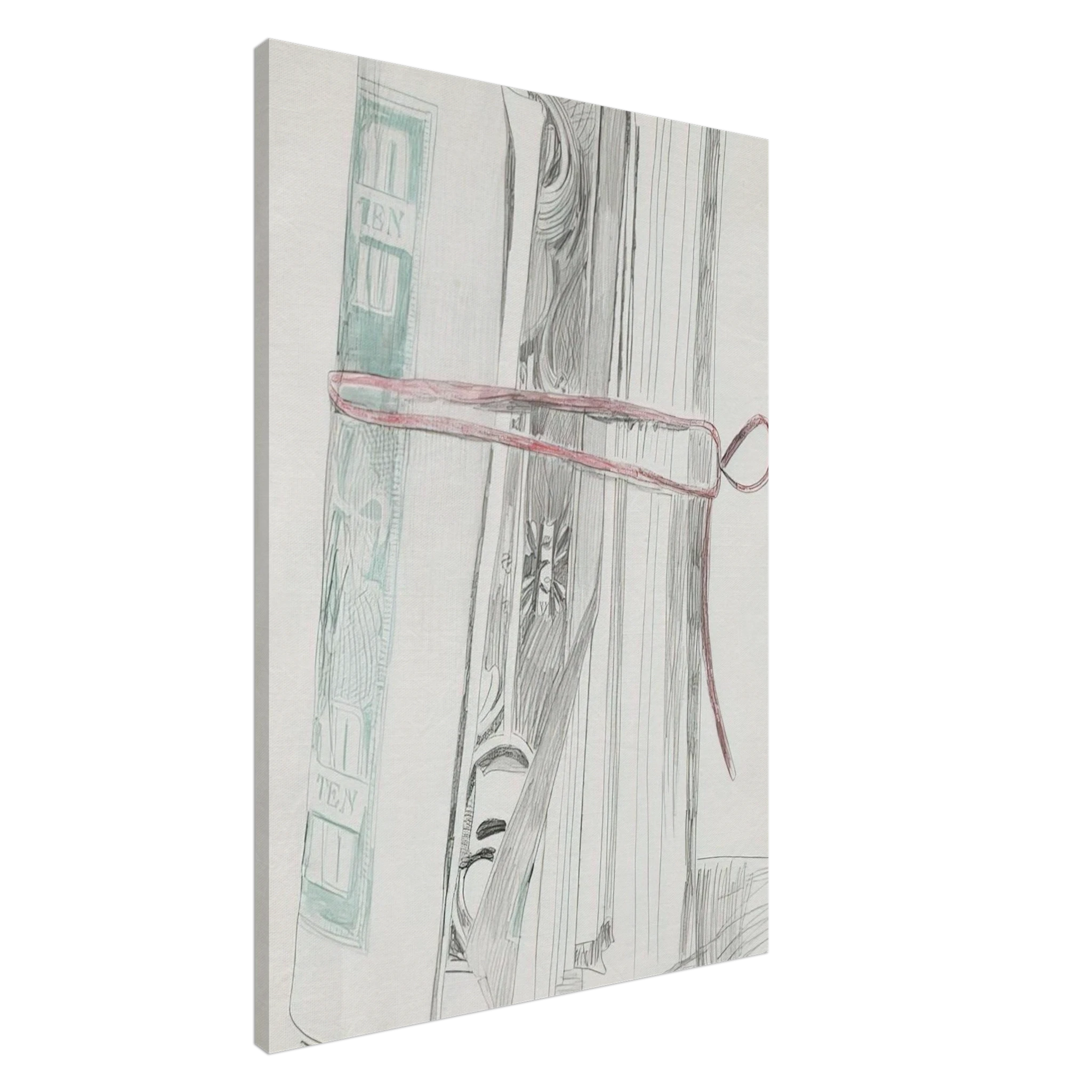 Roll of Bills Canvas | Andy Warhol Canvas | Andy Warhol Prints