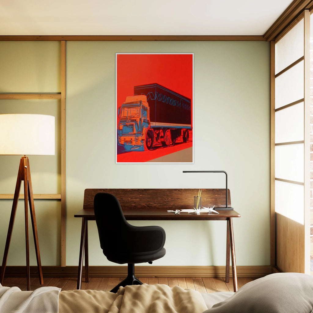 Truck Announcement Framed Poster | Andy Warhol Framed Prints Wall Art | Andy Warhol Prints