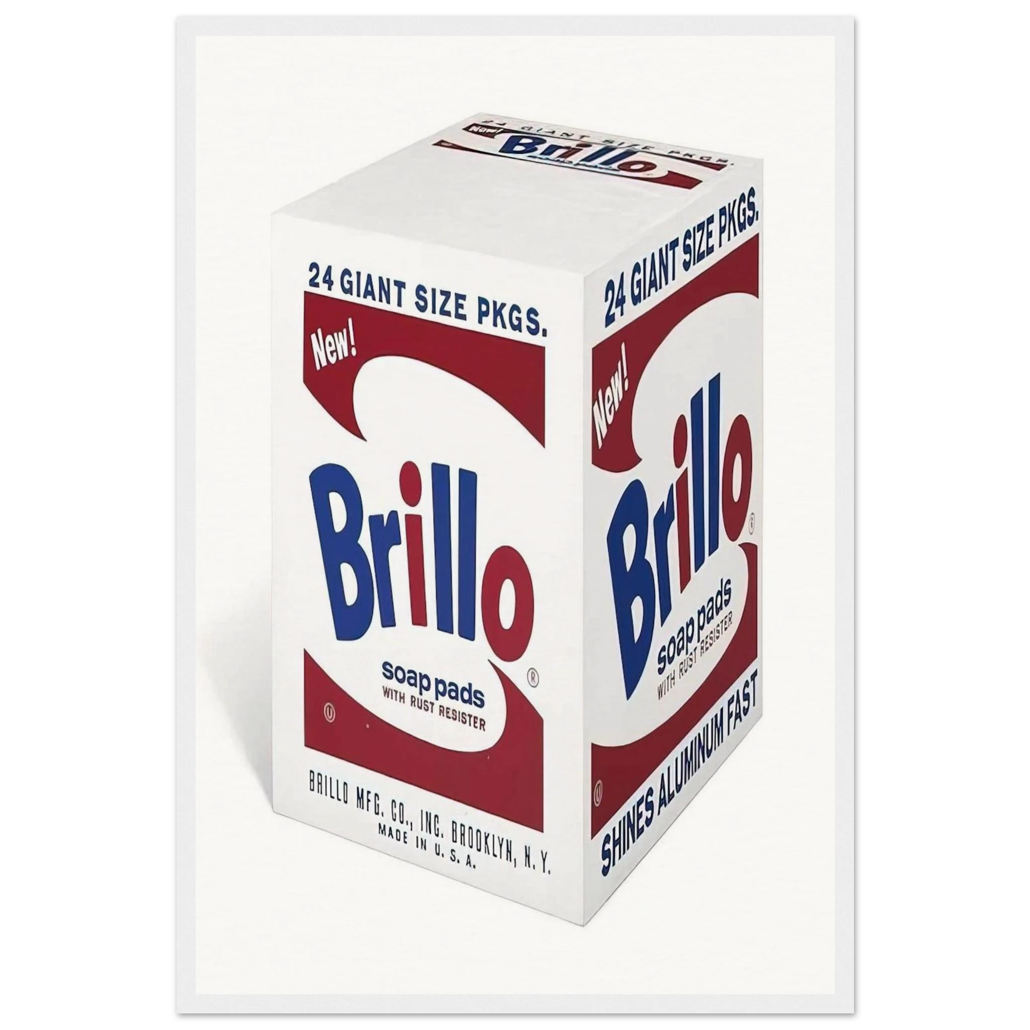Brillo Soap Pads Framed Poster | Andy Warhol Framed Prints Wall Art | Andy Warhol Prints