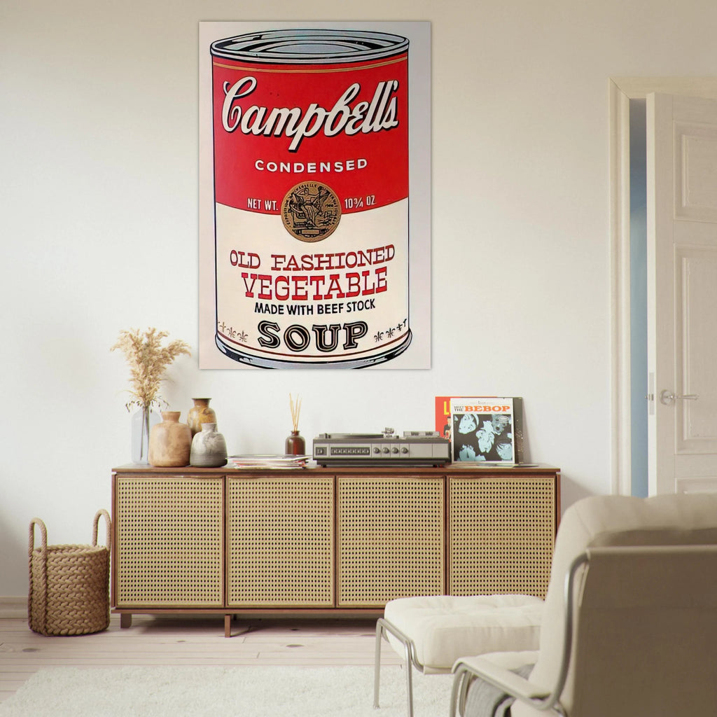 Campbell's Soup Can  Old Fashioned Vegetable  Poster | Andy Warhol Poster | Andy Warhol Prints