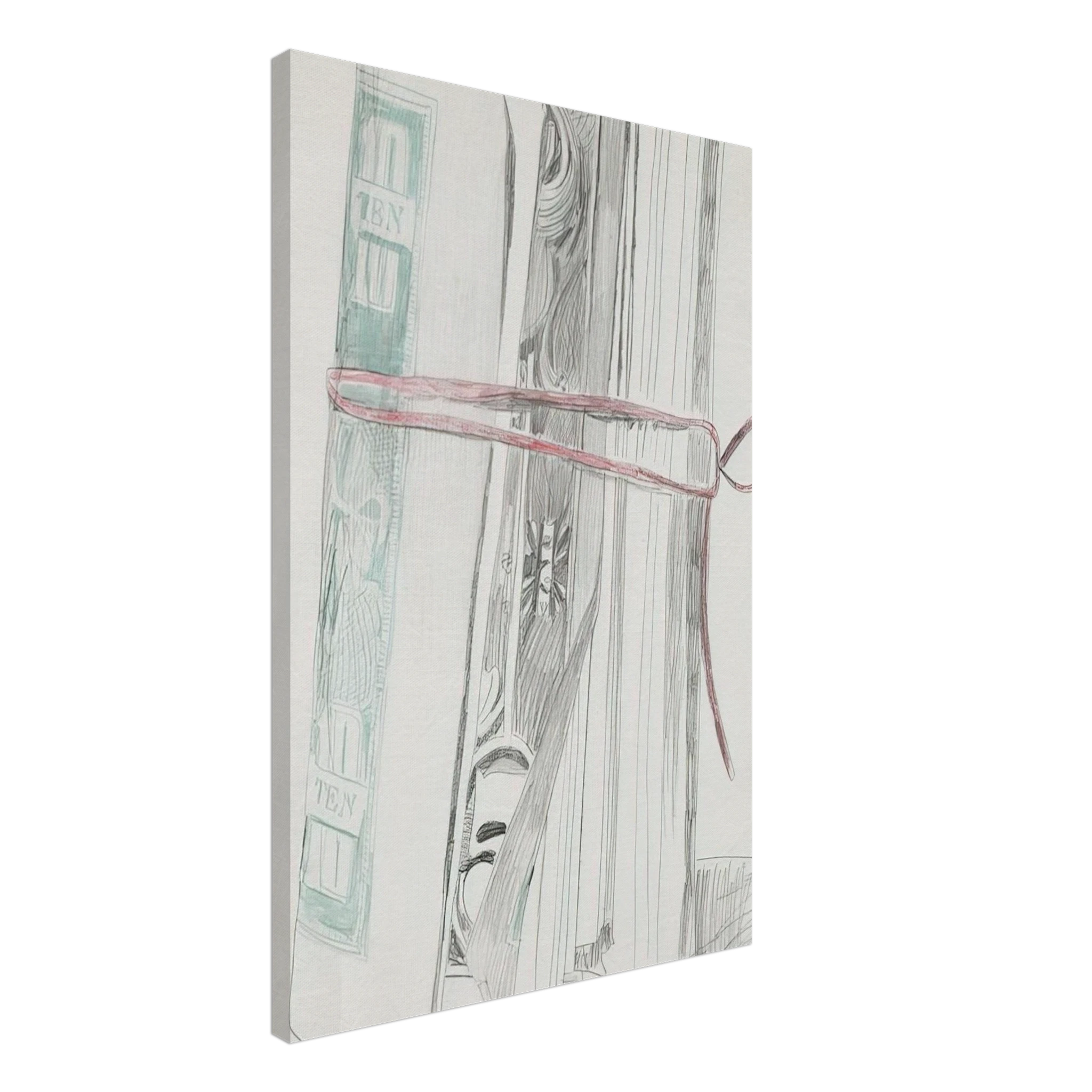 Roll of Bills Canvas | Andy Warhol Canvas | Andy Warhol Prints