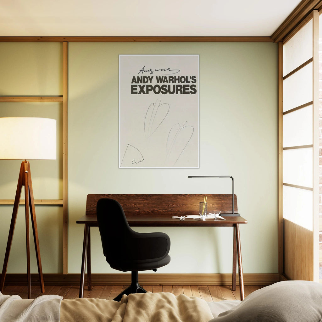 Butterfly Hearths  Andy Warhol's Exposures  Framed Poster | Andy Warhol Framed Prints Wall Art | Andy Warhol Prints