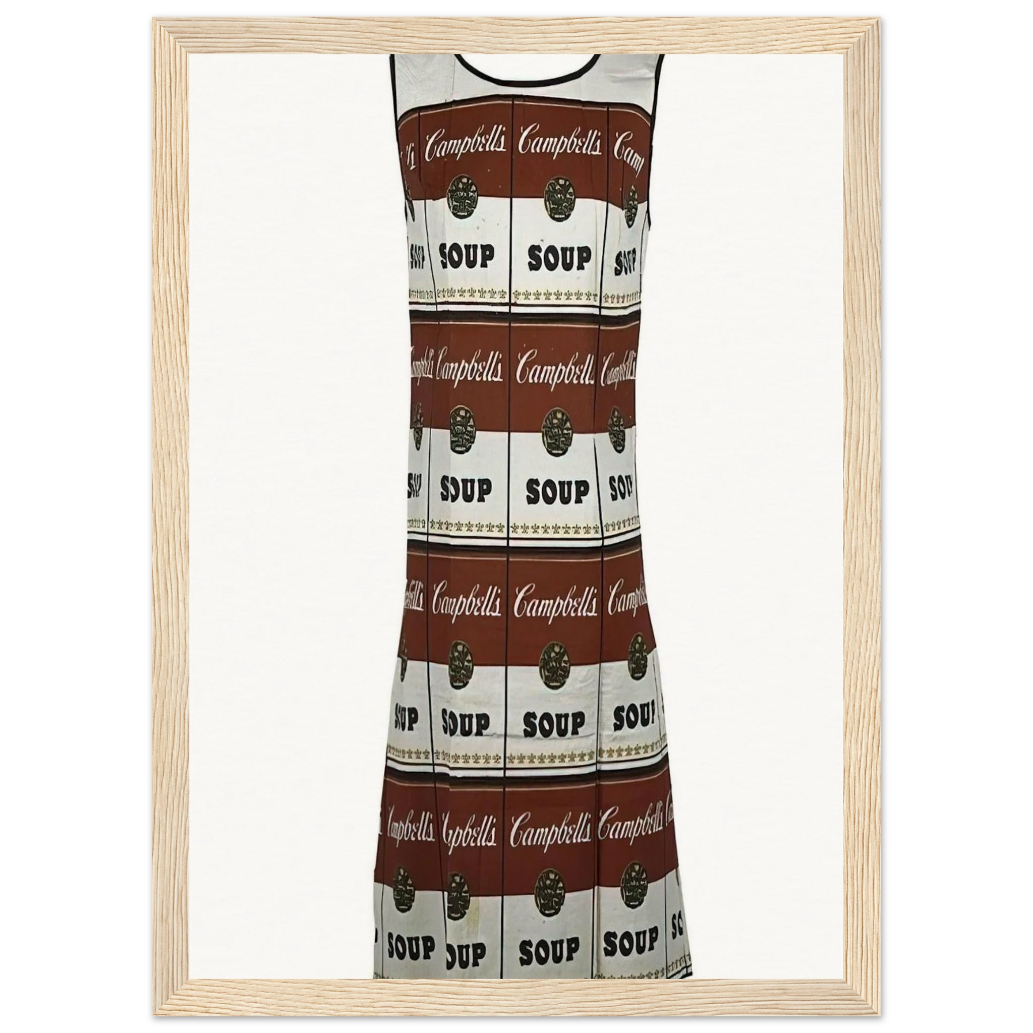 The Souper Dress Framed Poster | Andy Warhol Framed Prints Wall Art | Andy Warhol Prints